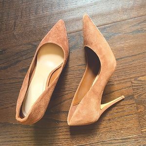 Aldo Suede brown pumps